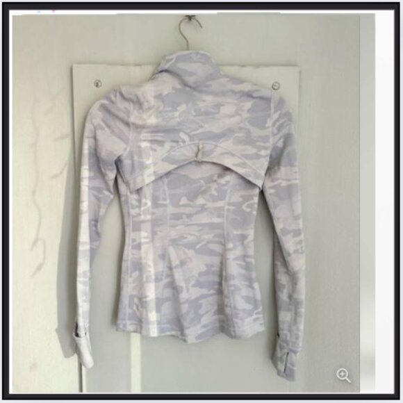 - Lululemon Define Jacket *Luxtreme Incognito Camo Jacquard Alpine White S… - Picture 4 of 5